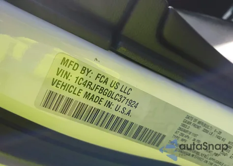 2020 Jeep Grand Cherokee Limited 4X4 из США, поврежденный, VIN 1C4RJFBG0LC371924